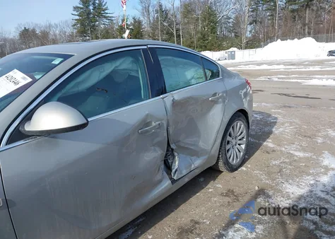 2011 Buick Regal Cxl Russelsheim из США, поврежденный, VIN W04GU5GC0B1009806